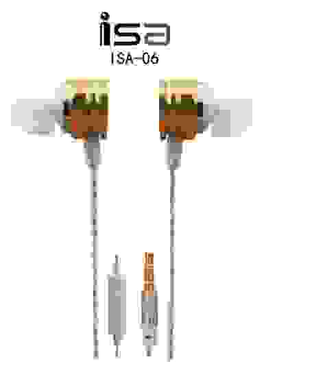 Наушники ISA-06 золото ISA (гарантия 2недели)