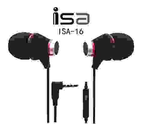 Наушники ISA-16 черный ISA (гарантия 2недели)
