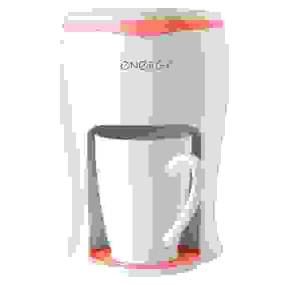 Кофеварка ENERGY EN-607 белая, 200 Вт, 1 чашка