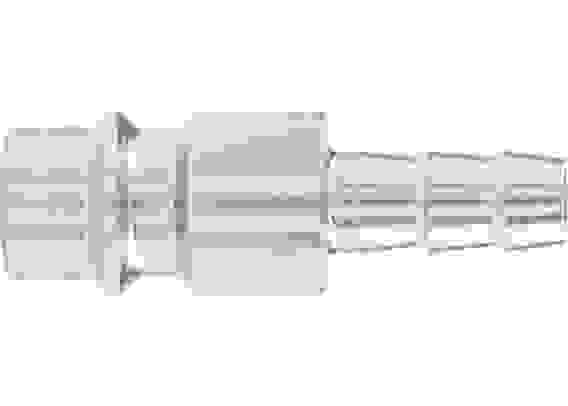 Ниппель универсальный быстросъемный (папа) со штуцером елка под шланг 8мм, 2 шт//Stels