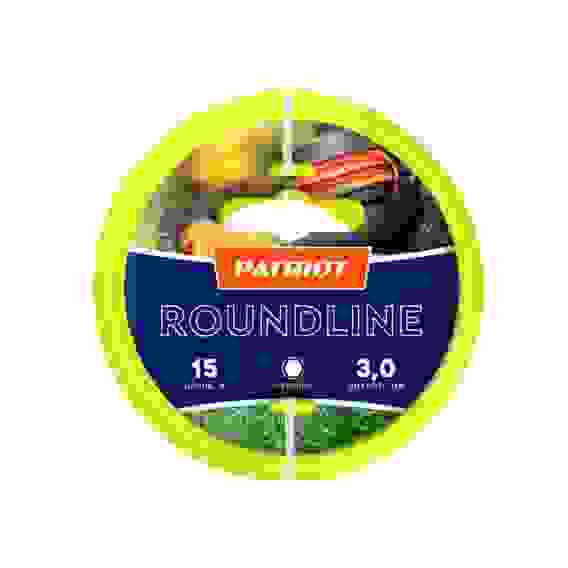Леска Roundline D3,0мм L15м (скруч. квадр, двухцв, красн. жила) на пластик.обойме, блист.тип)Patriot