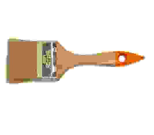 Кисть плоская №4 (100мм) нат. свет щетина дер.руч.(Стандарт Промис)