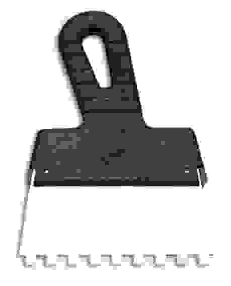 Шпатель зубчатый 250мм 6*6мм нерж. пласт. руч (Промис)