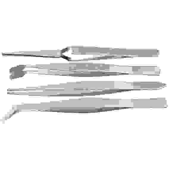Набор пинцетов из нержавеющей стали, 4шт. //SPARTA