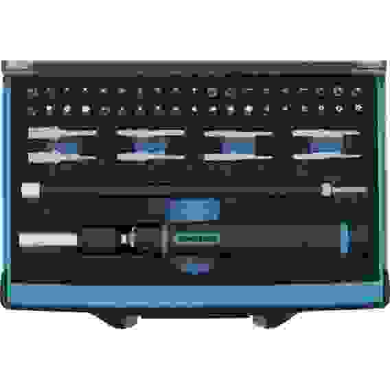 Отвертка с набором бит и торцевых головок для точн. работ, гибк. провод,48шт.CrMo //GROSS