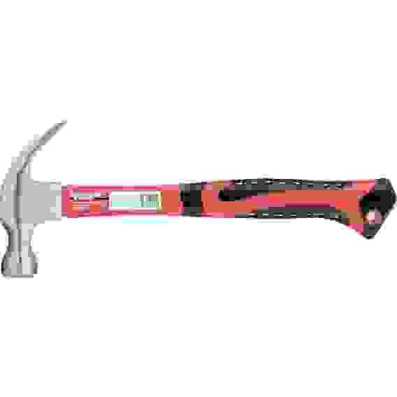 Молоток-гвоздодер 450г 27мм. обрез.рукоятка//MATRIX