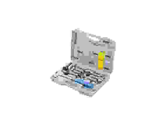 Набор рихтовочный,молоток цельномет.обрезин. ручка, сменные бойки, 9 шт, в боксе //Matrix