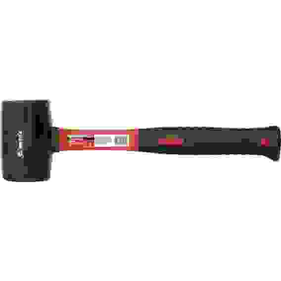 Киянка резиновая,680г,черн.резина,фибергласовая рукоятка//MATRIX