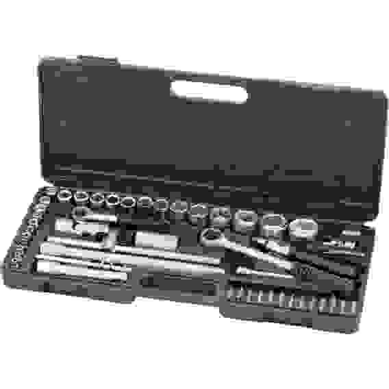 Набор слесарно-монтажный с квадратом 1/4,1/2, 52 предм.,// SPARTA