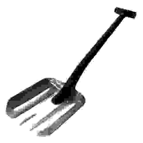 Лопата снеговая, автомобильная, стальная с деревян. черенком