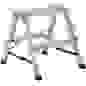 Стремянка 2 ступ., двухсторонняя, алюминиевая