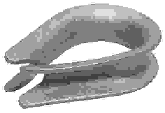 Коуш оцинк 5,0 мм Din 6899