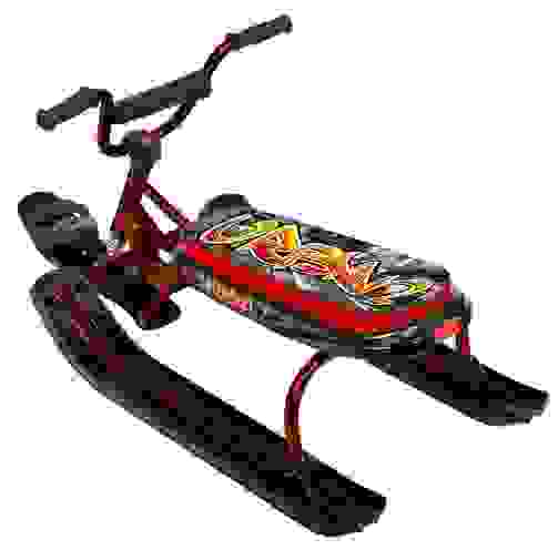 Снегокат &quot;Ника джамп&quot; (СНД1 граффити красный (красный каркас))