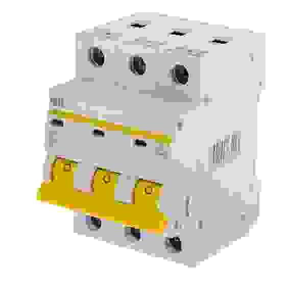 Выключатель автоматический трехполюсный 16А D ВА47-29 4.5кА, 9691624