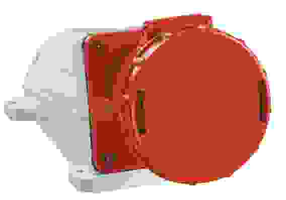 Розетка кабельная 63А 3Р+E IР54 на поверхность 380В 134, 9693483