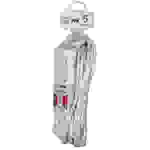 Удлинитель ЭРА без з/к 2х0,75мм, 4гн. 5м U-4-5m