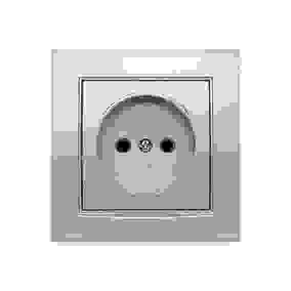 Розетка Бриллиант без з/к серебро