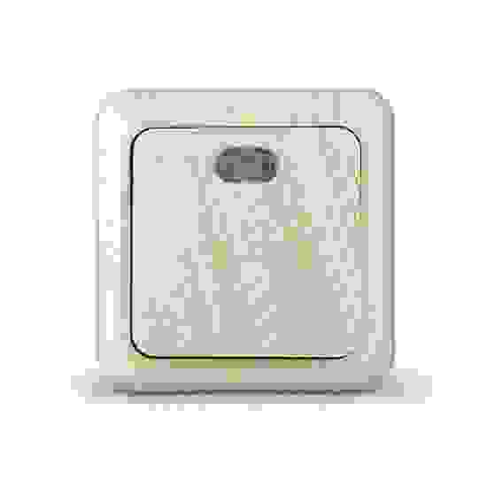 Выключатель Олимп 1 кл. с подсветкой сосна