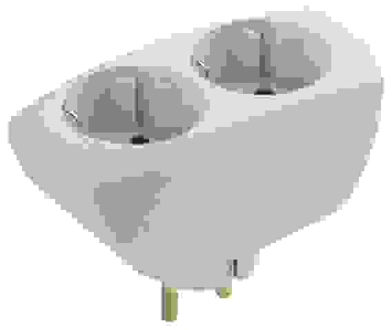 Тройник SP-2el ЭРА 2гн с з/к, со шторками (сл. кость)