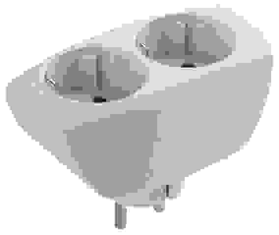 Тройник SP-2e-W ЭРА 2гн с з/к, со шторками, белый