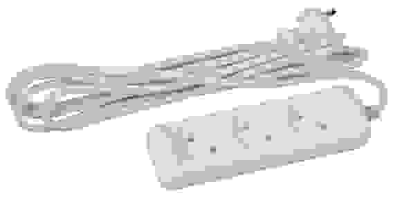 Удлинитель ЭРА без з/к 2х0.75мм, 3гн*3м U-3-3m