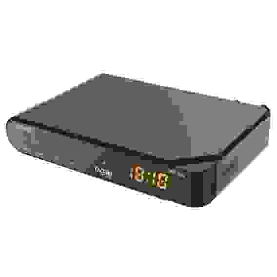 Ресивер эфирный цифровой DVB-T2 HD HD-555 пластик, дисплей, Эфир