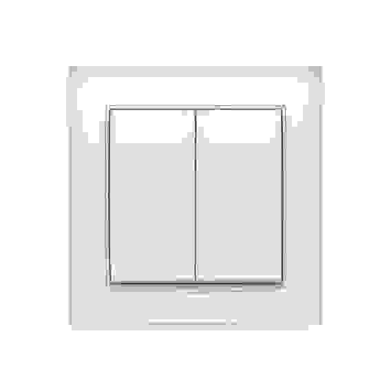 Выключатель Бриллиант 2-х кл белый