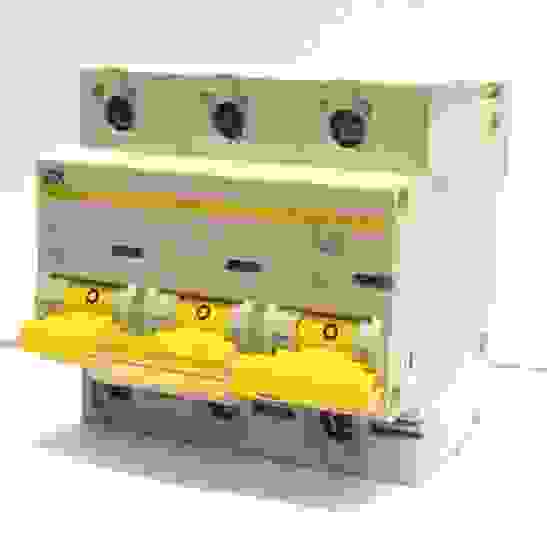 Выключатель автоматический трехполюсный 80А C ВА47-100 10кА, 9532799