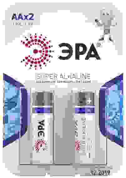 Элемент питания LR6-2BL ЭРА, цена за 1 штуку