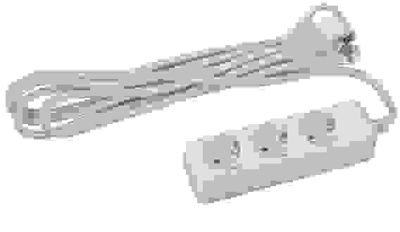 Удлинитель ЭРА с з/к 3х1мм, 3гн*1,5м U-3e-1,5m