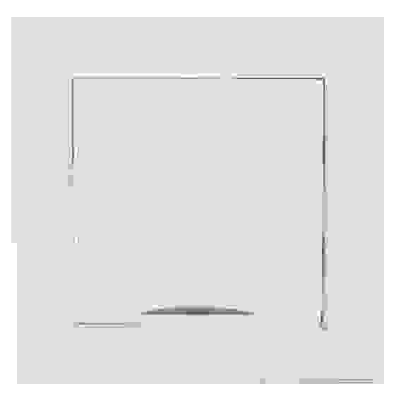 Выключатель Бриллиант 1 кл с подсветкой белый