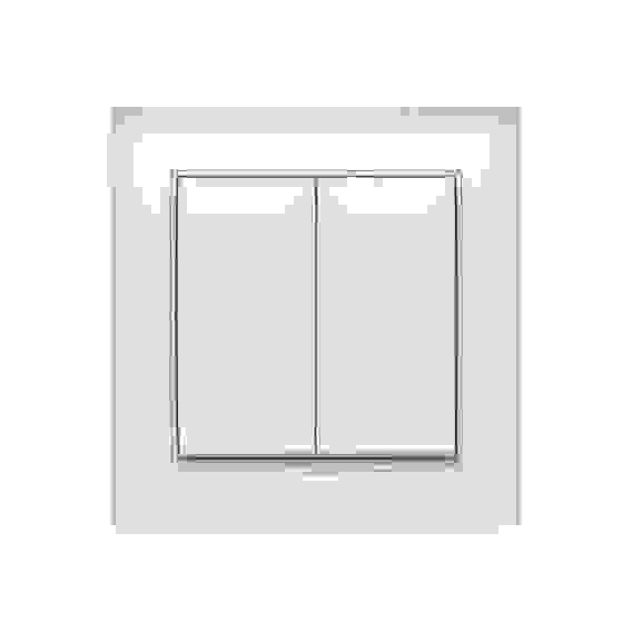 Выключатель Бриллиант 2-х кл сл. кость