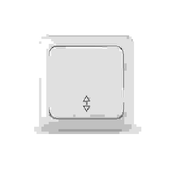 Выключатель Олимп 1 кл проходной наружный 10А белый