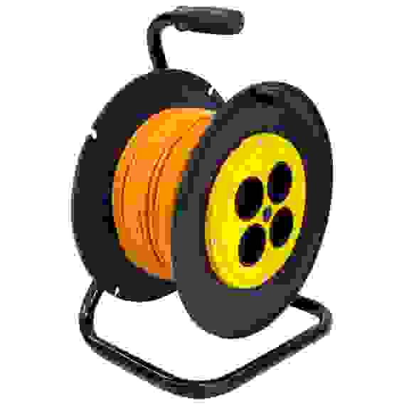 Удлинитель на катушке ENGY, &quot;Гранд&quot;, 50м./4роз., с/з, (ПВС 3х0,75)