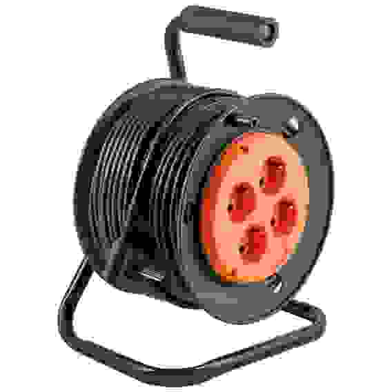 Удлинитель на катушке ENGY, &quot;Энергия-Гранд&quot;, 30м./4роз., с/з, (ПВС 3х1,5)