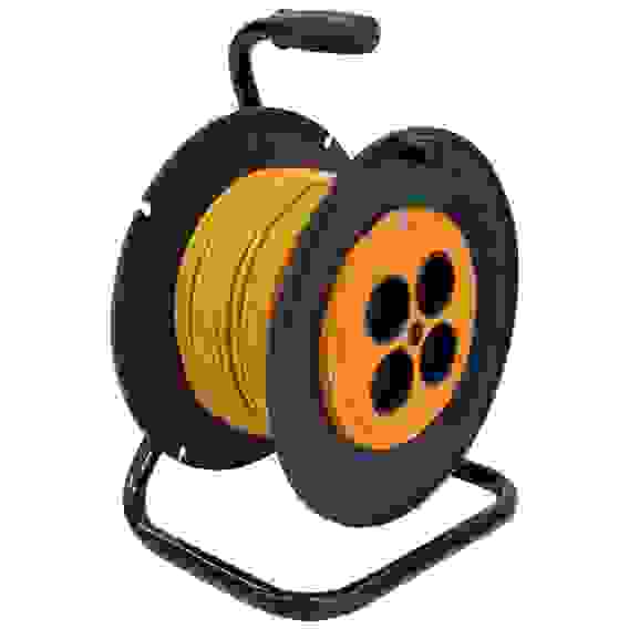 Удлинитель на катушке ENGY, &quot;Премиум&quot;, 50м./4роз., б/з, (ПВС 2х0,75)