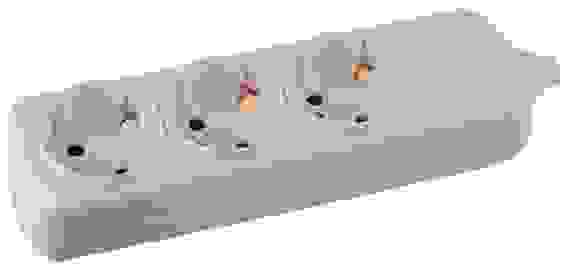 Колодка К-3e 3гн, ЭРА, заземл.