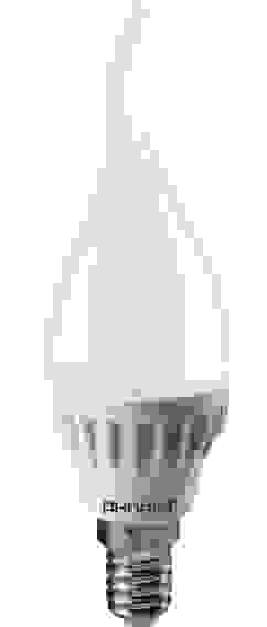 Лампа светодиодная LED 6вт E14 4000К нейтр.белый свеча на ветру ОНЛАЙТ