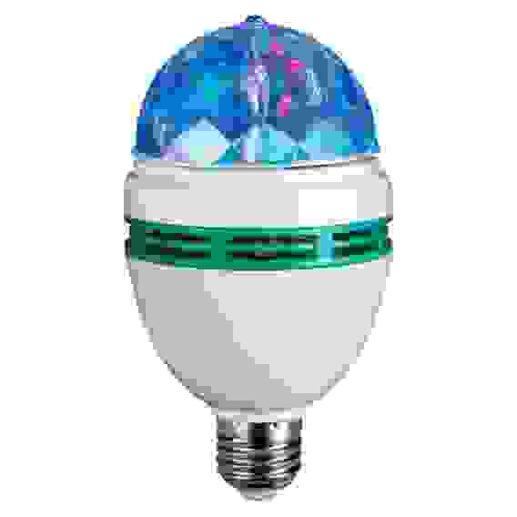 Диско-лампа светодиодная LED 3вт Е27 RGB
