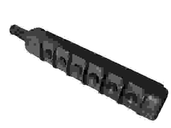 Пост кнопочный ПКТ-60 на 6 кнопок IP54 ABS-пластик