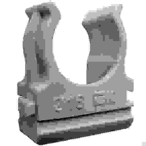 Держатель с защелкой 16мм серый 9745549