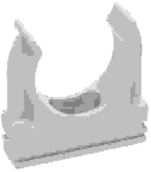 Держатель с защелкой 20мм серый, 9745550