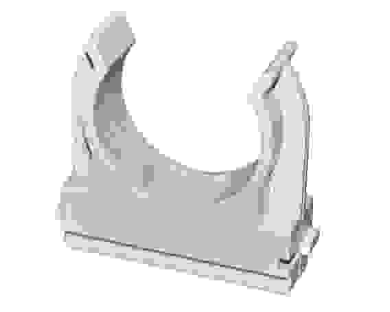 Держатель с защелкой 32мм серый