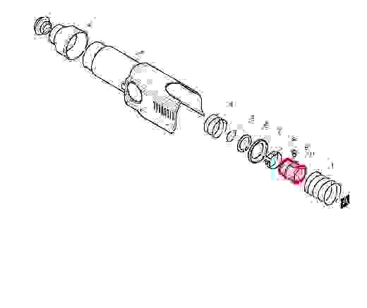 Муфта перфоратора Макита HR 5001C 6700006626