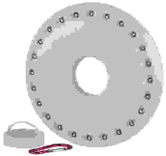 Фонарь К24 Кемпинг 24*Led, 3*АА, карабин,бл