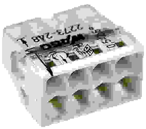 Клемма 8-проводная компактная с пастой (5 шт), 4308682