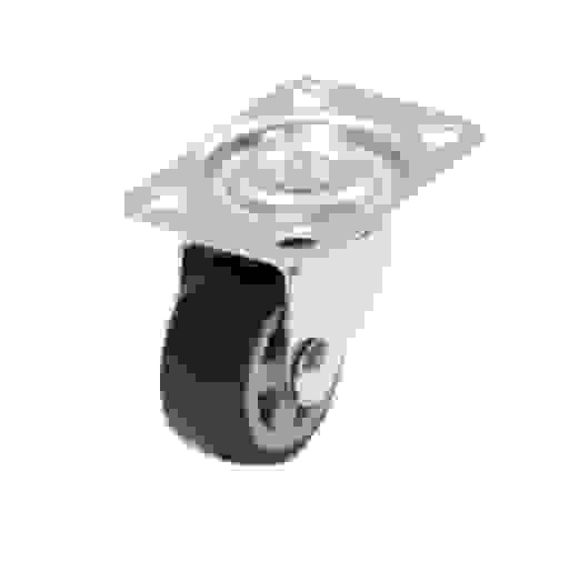 Колесо сер. резина 25мм поворот