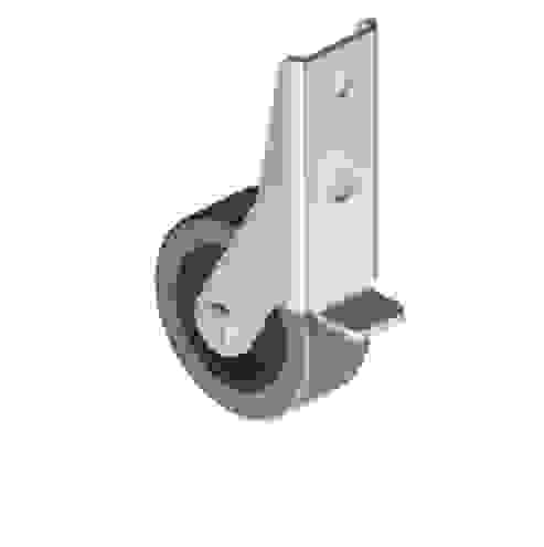 Колесо с бортиком 40мм не поворот