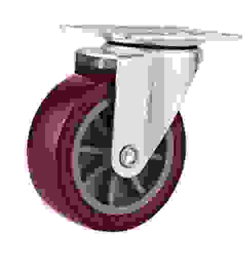 Колесо кр. пластик 50мм поворот