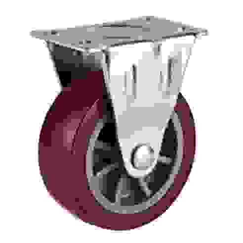 Колесо кр. пластик 50мм не поворот